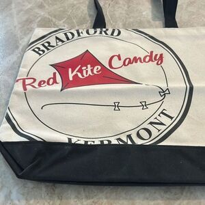Red Kite Canvas Tote Bag